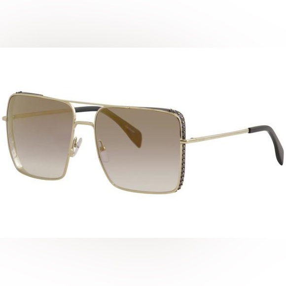 MOSCHINO Flat Brow Bar Gradient Sunglasses - Picture 2 of 8